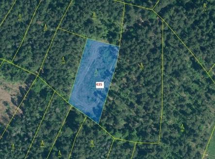 Prodej pozemku, les, 2 482 m²