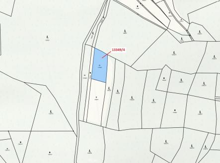 Prodej pozemku, trvalý travní porost, 1 222 m²