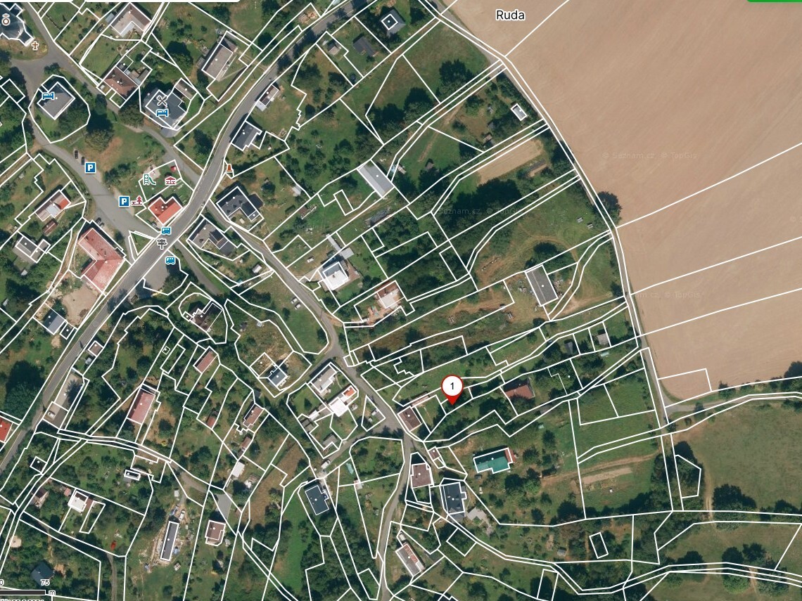 Pozemek o velikosti 123m2, Ruda u Rýmařova