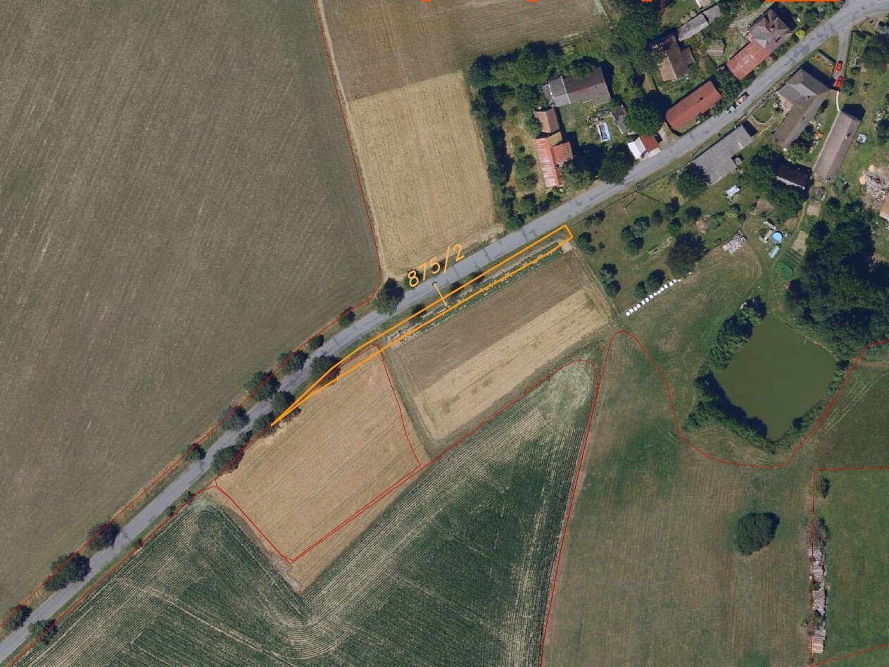 Pozemek o velikosti 1053m2, Rybníček u Habrů