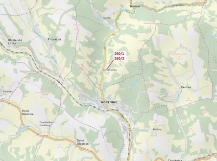 Prodej pozemku, les, 3 359 m²