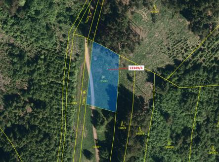 Prodej pozemku, trvalý travní porost, 1 222 m²