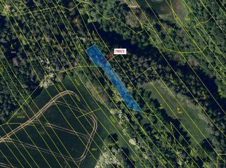 Prodej pozemku, les, 659 m²
