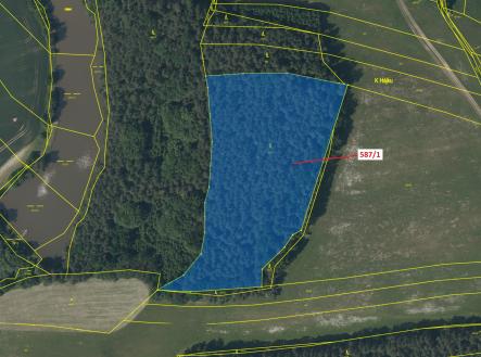 Prodej pozemku, les, 20 443 m²