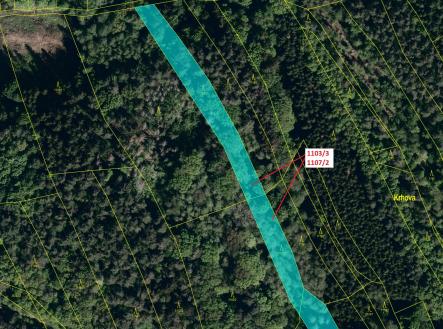 Prodej pozemku, les, 3 392 m²
