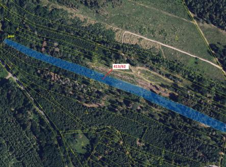 Prodej pozemku, les, 7 242 m²
