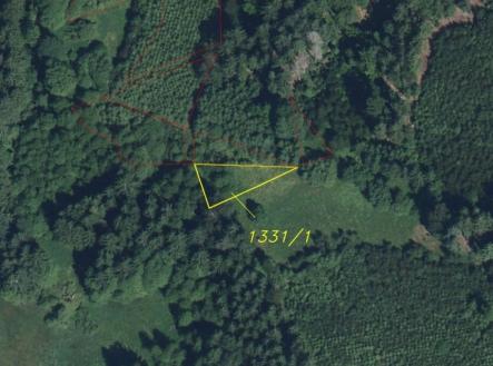 Prodej pozemku, trvalý travní porost, 496 m²