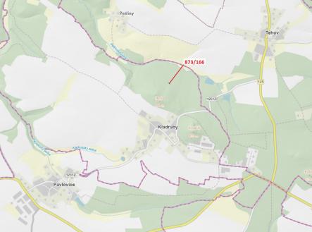 Prodej pozemku, les, 287 m²
