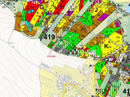 Prodej pozemku, les, 189 m²