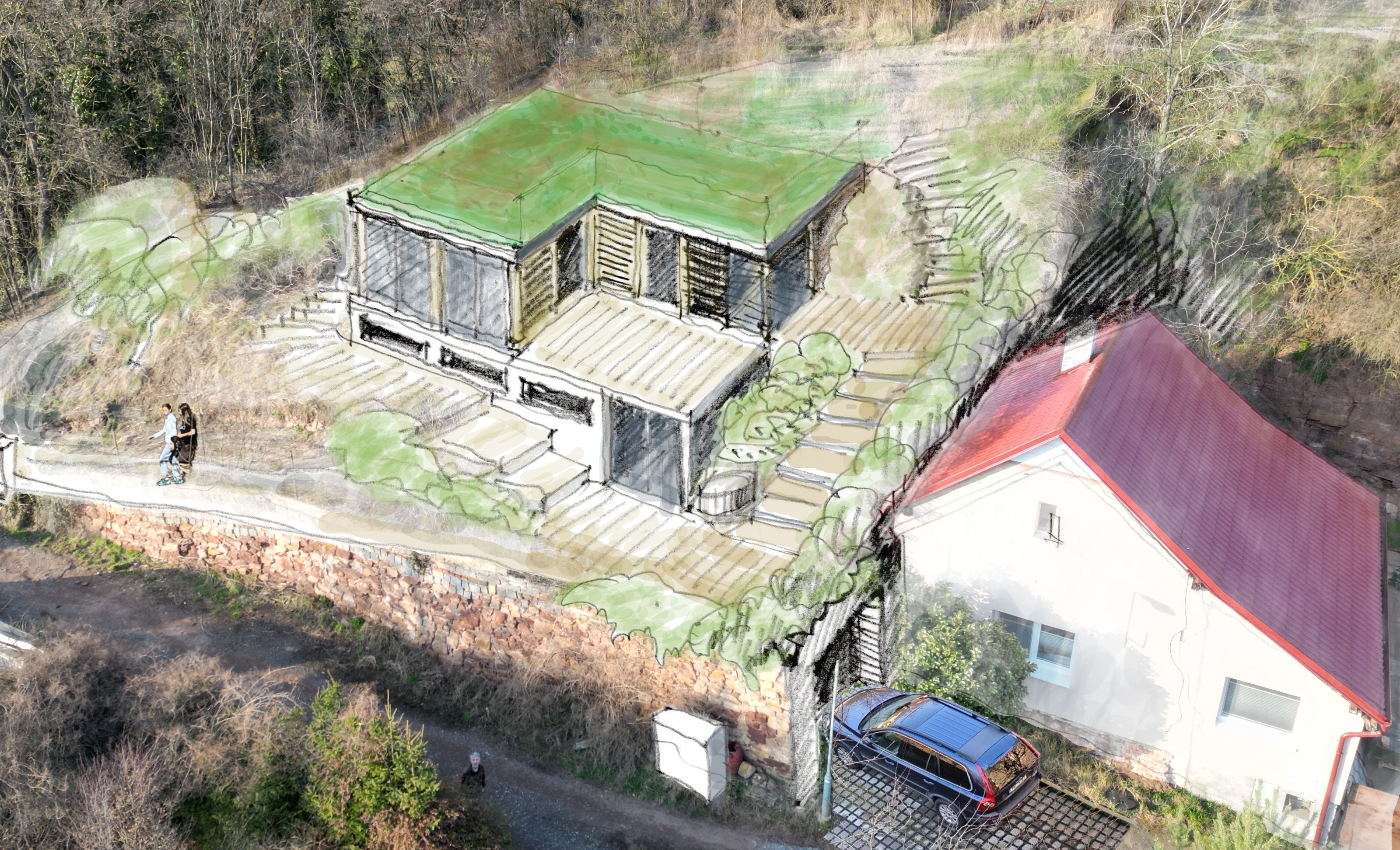 E-veřejná soutěž stavebního pozemku o výměře 730 m2, kat. území Přistoupim