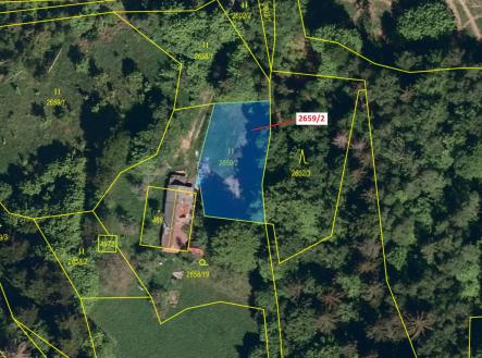 Prodej pozemku, trvalý travní porost, 614 m²