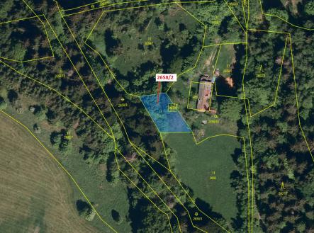 Prodej pozemku, trvalý travní porost, 465 m²