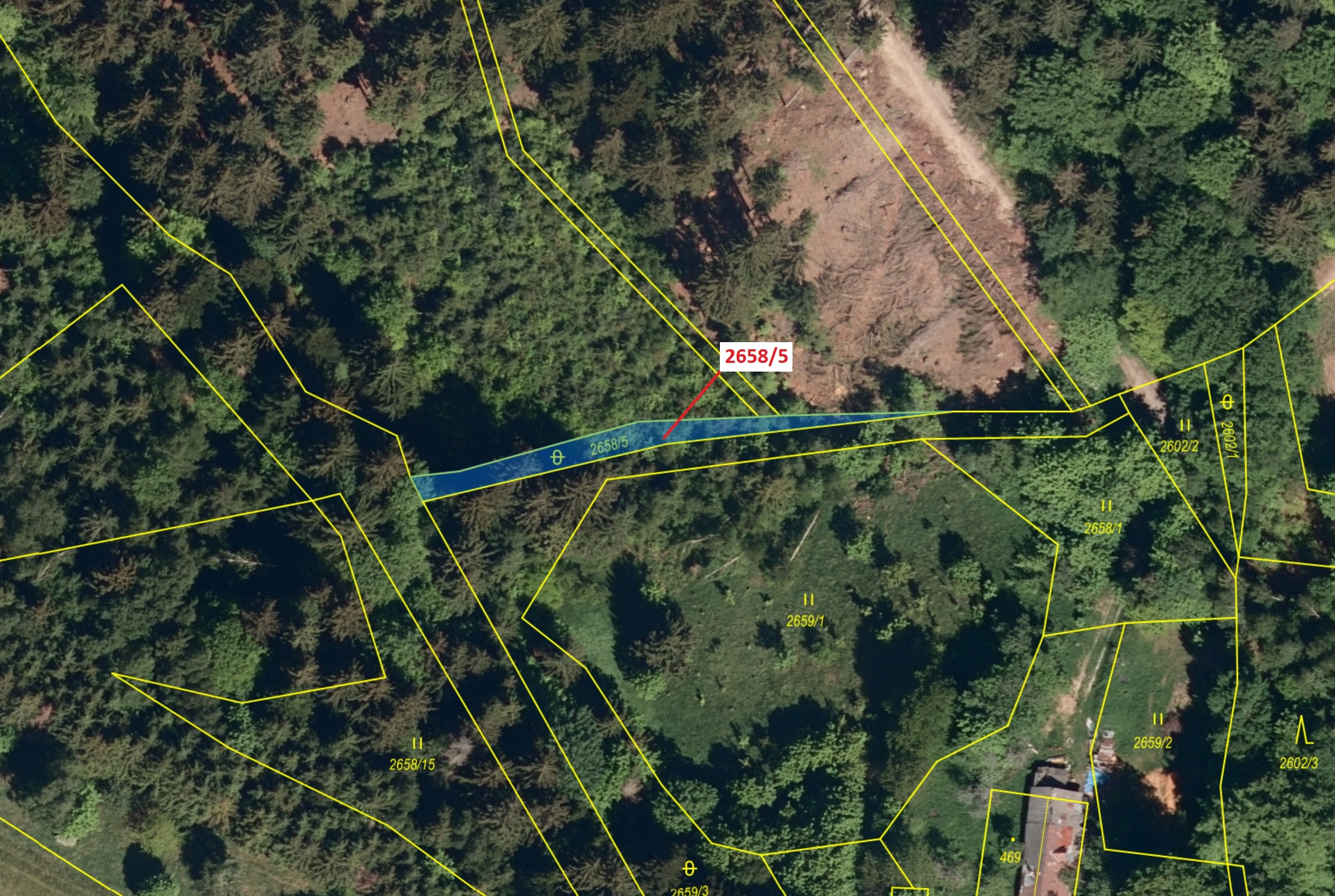 Ostatní plocha o výměře 216 m2, podíl 1/1, katastrální území Valašská Bystřice, obec Valašská Bystři