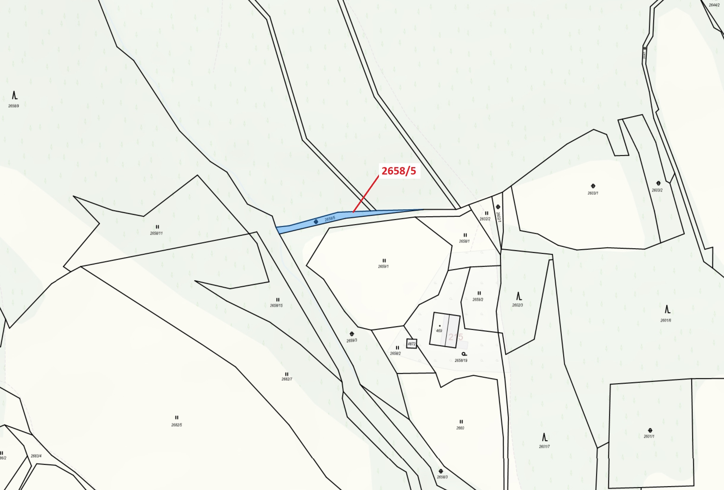 Ostatní plocha o výměře 216 m2, podíl 1/1, katastrální území Valašská Bystřice, obec Valašská Bystři