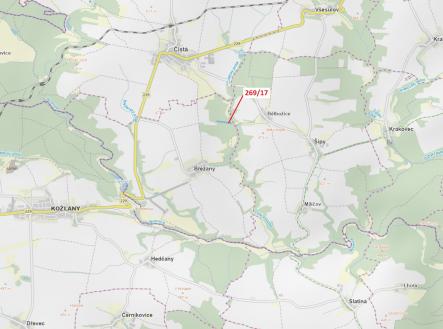 Prodej pozemku, les, 7 469 m²