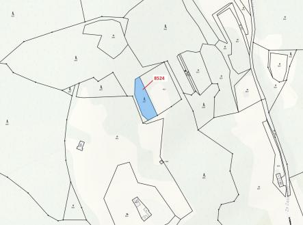 Prodej pozemku, les, 939 m²
