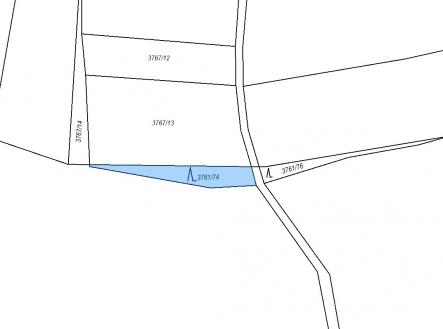 Prodej pozemku, les, 803 m²