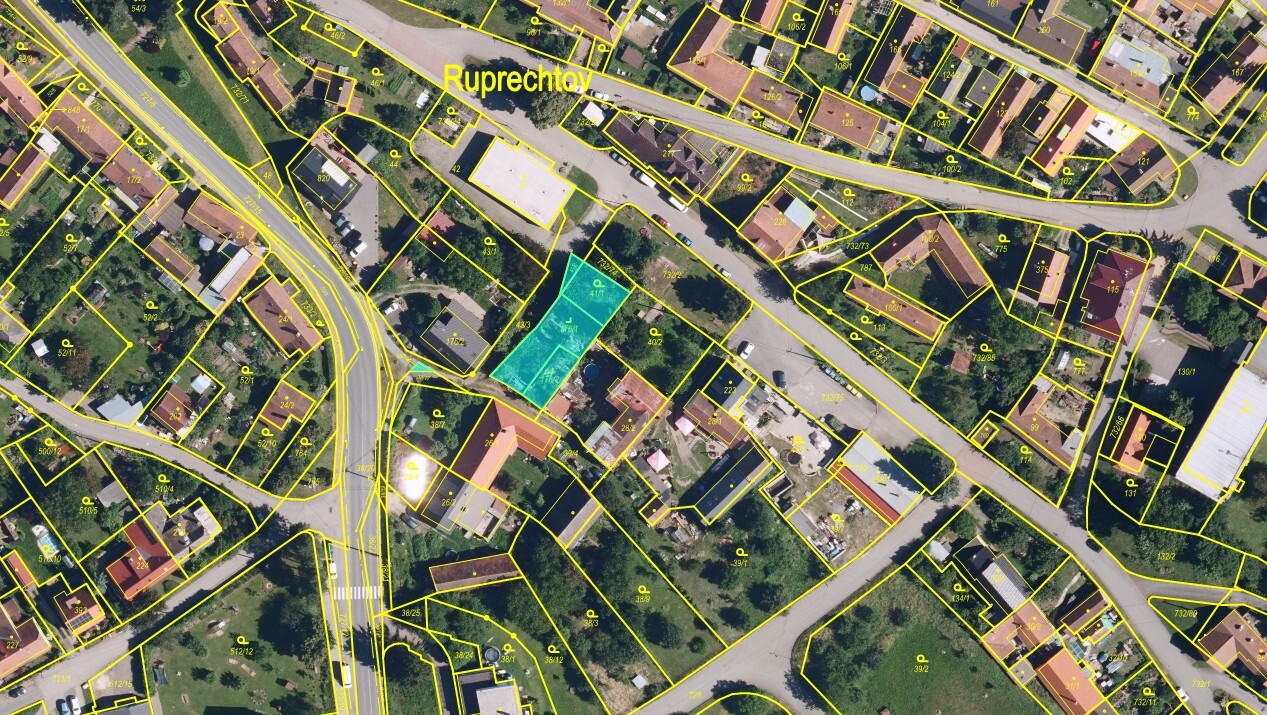 Stavební pozemek o velikosti 536m2, Vyškov, podíl 2/3