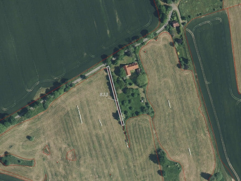 Pozemek o velikosti 357m2, Háj u Habartic