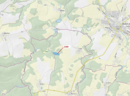 Lesní pozemek o výměře 29 098 m2, podíl 1/1, katastrální území Mohuřice, obec Slavče, obec s rozšíře