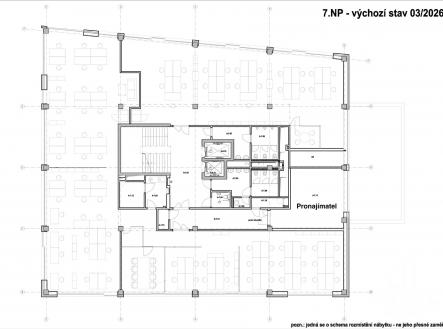 Pronájem kanceláře, 532 m²