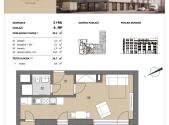 Prodej bytu, 1+kk, 48 m²