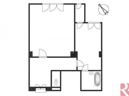 Prodej bytu, 1+1, 57 m²