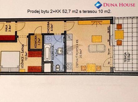 Prodej bytu, 2+kk, 63 m²