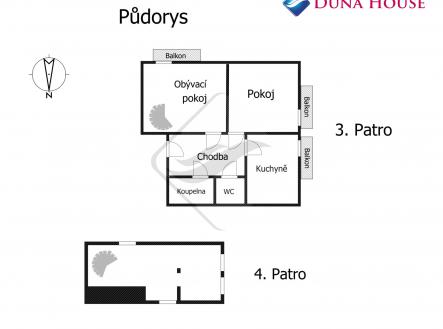 Prodej bytu, 3+1, 109 m²