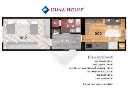 Prodej bytu, 2+kk, 46 m²