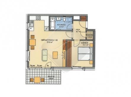 Prodej bytu, 2+kk, 65 m²