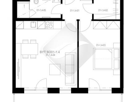 Prodej bytu, 2+kk, 67 m²