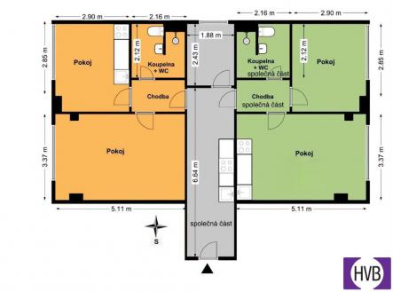 Prodej bytu, 4+1, 91 m²