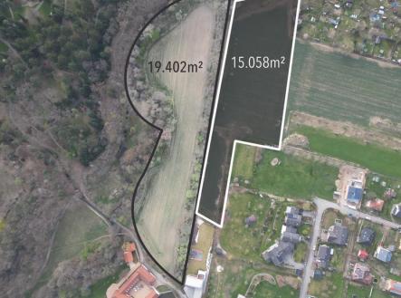 Prodej pozemku, zahrada, 19 402 m²