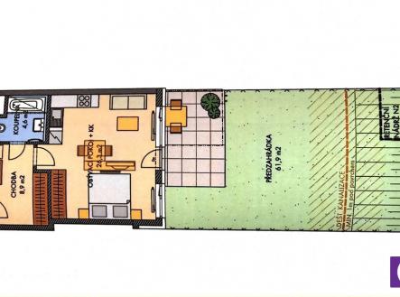 Prodej bytu, 2+kk, 41 m²