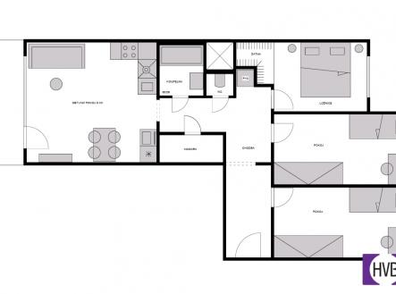Prodej bytu, 4+kk, 80 m²
