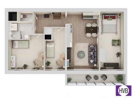 Prodej bytu, 4+kk, 78 m²