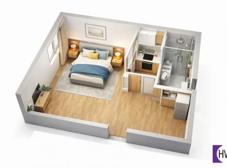 Prodej bytu, 2+kk, 31 m²