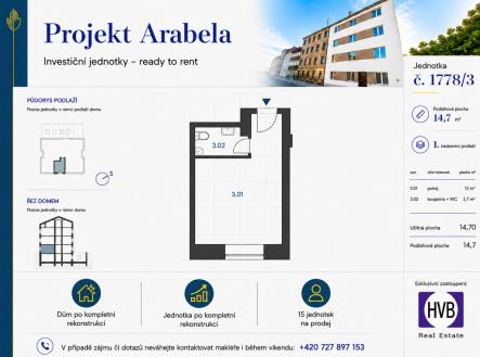 Prodej bytu, 1+kk, 15 m²