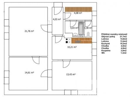 Prodej bytu, 3+1, 77 m²