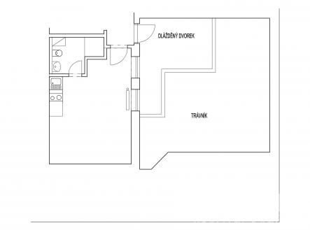 Pronájem bytu, garsoniéra, 21 m²