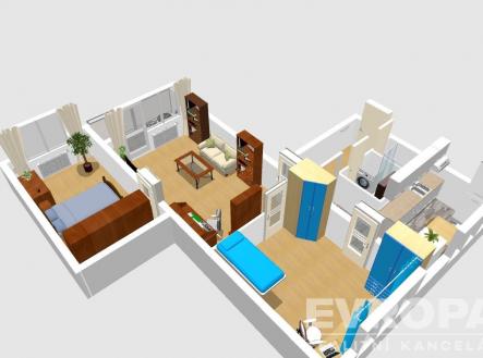 Prodej bytu, 3+1, 64 m²