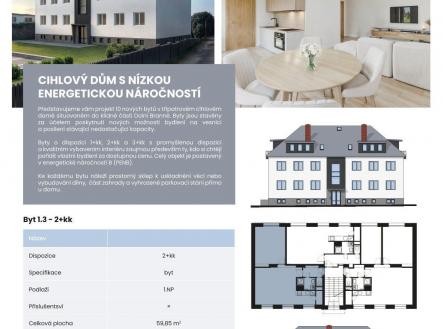 Prodej bytu, 2+kk, 60 m²