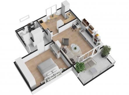 Prodej bytu, 2+1, 58 m²
