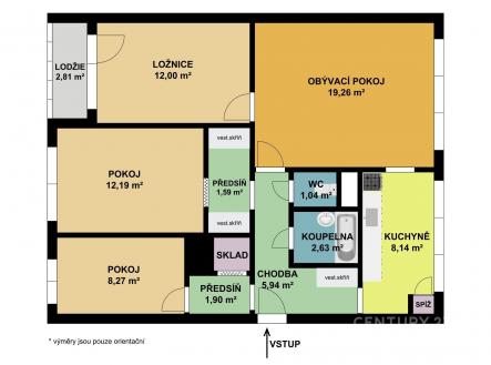 Prodej bytu, 4+1, 85 m²