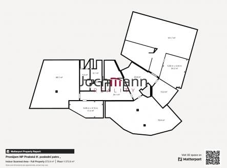 Pronájem - kanceláře, 844 m²