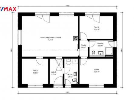 Prodej - dům/vila, 81 m²