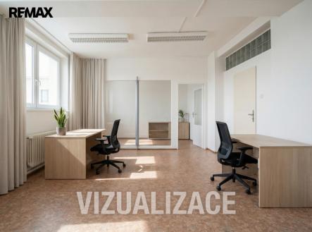 Pronájem kanceláře, 66 m²