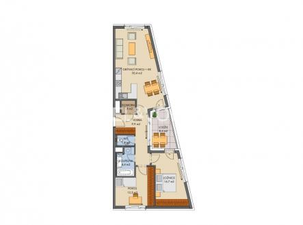 Prodej bytu, 3+kk, 78 m²