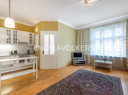Plně vybavený byt 4+kk v oblíbené lokalitě Vinohrad